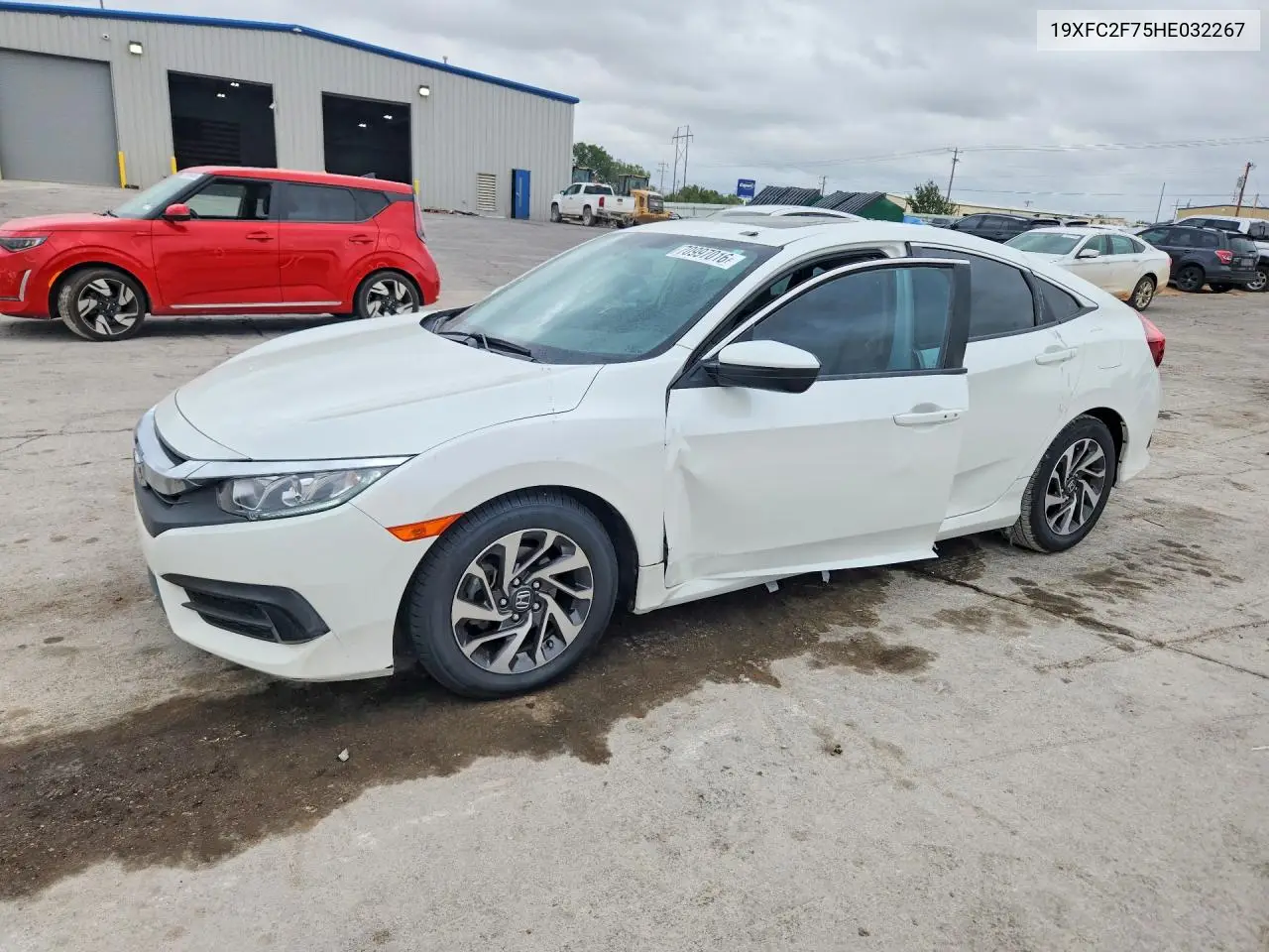 HONDA CIVIC 2017, VIN 19XFC2F75HE032267