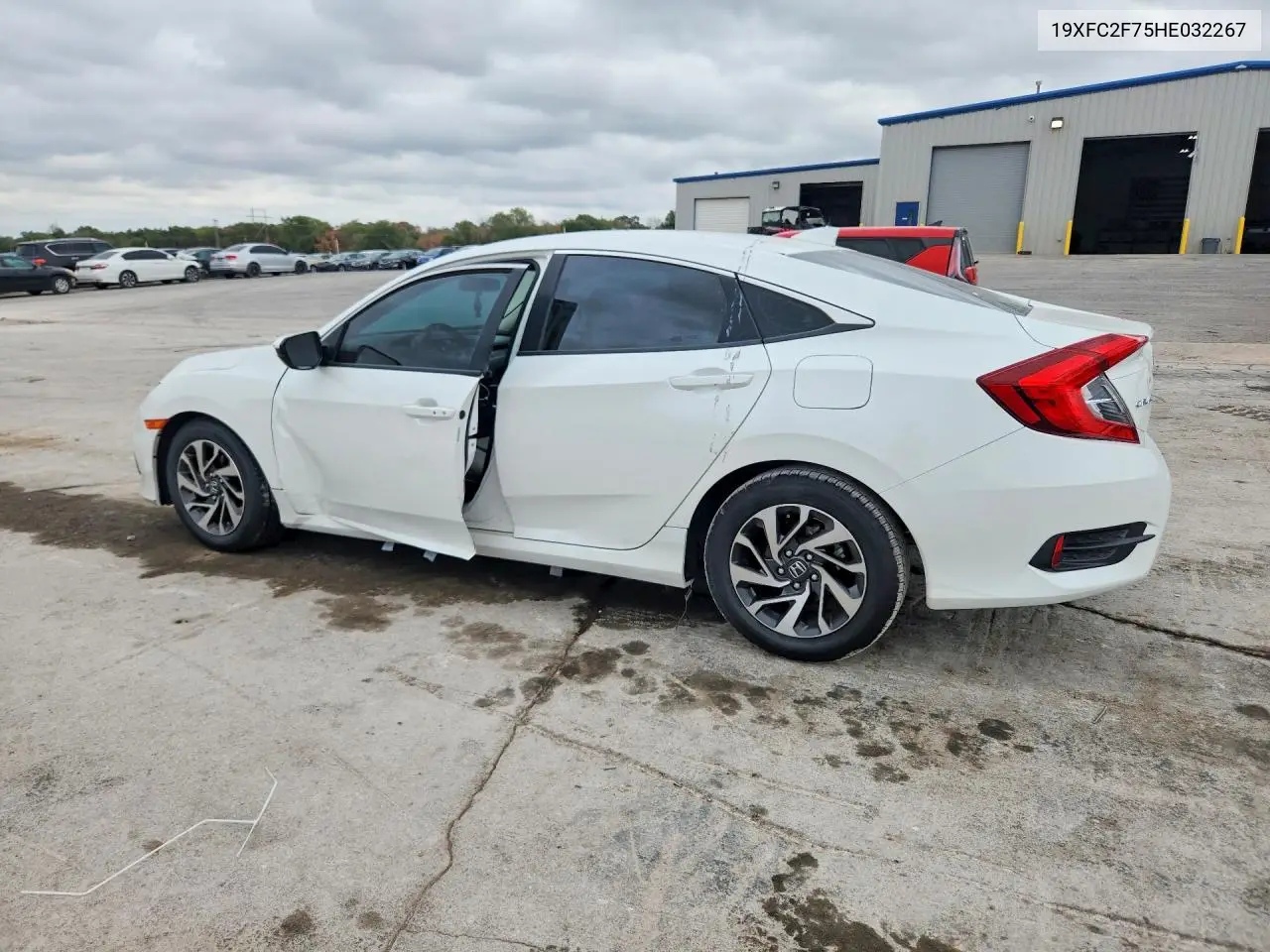 2017 HONDA CIVIC VIN 19XFC2F75HE032267 — фото 2