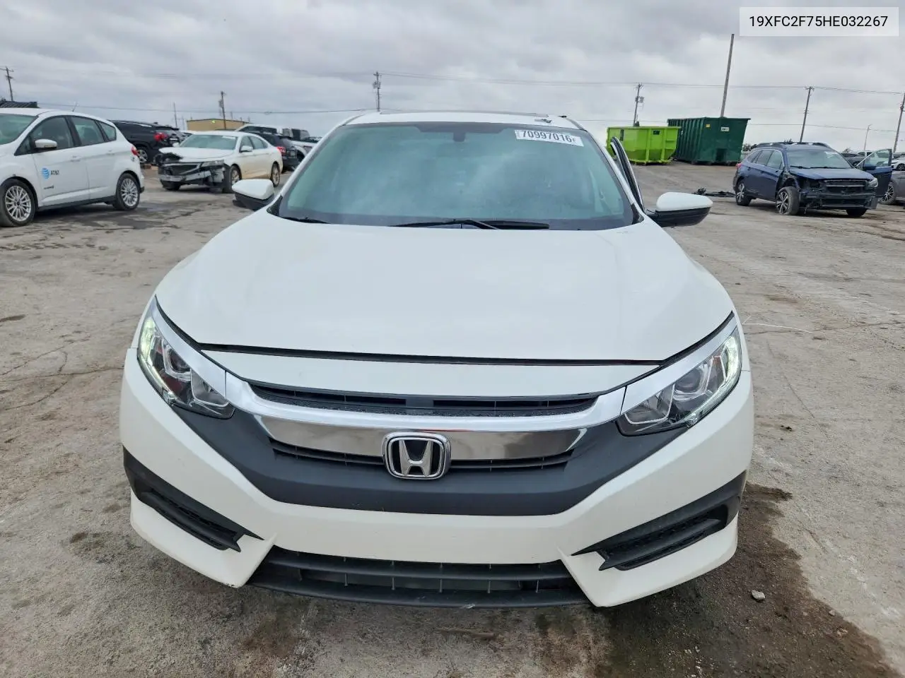 2017 HONDA CIVIC VIN 19XFC2F75HE032267 — фото 5