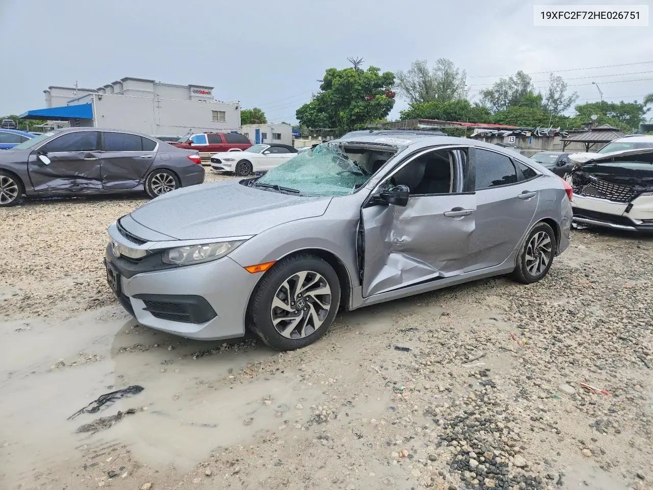 HONDA CIVIC 2017, VIN 19XFC2F72HE026751