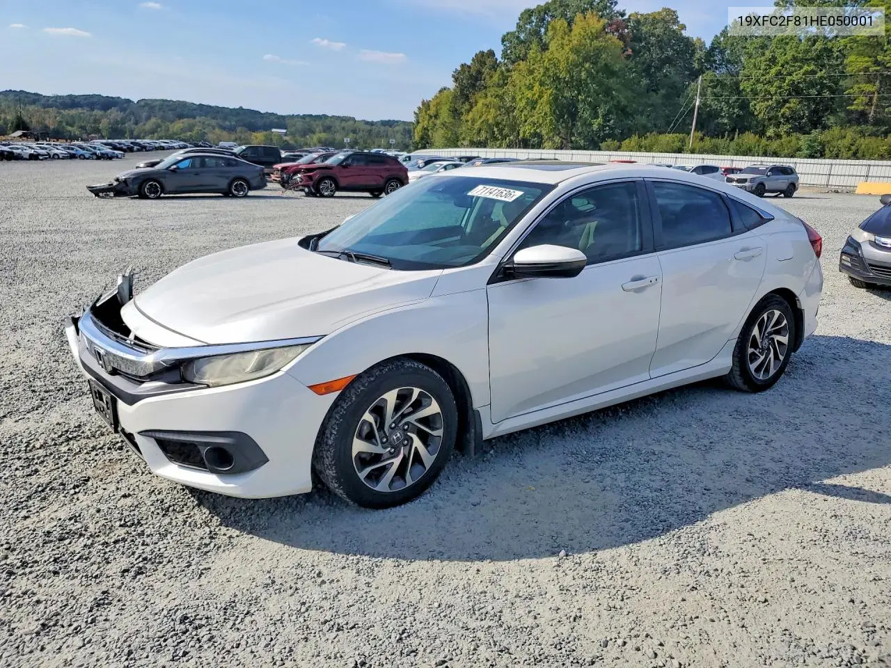 HONDA CIVIC 2017, VIN 19XFC2F81HE050001