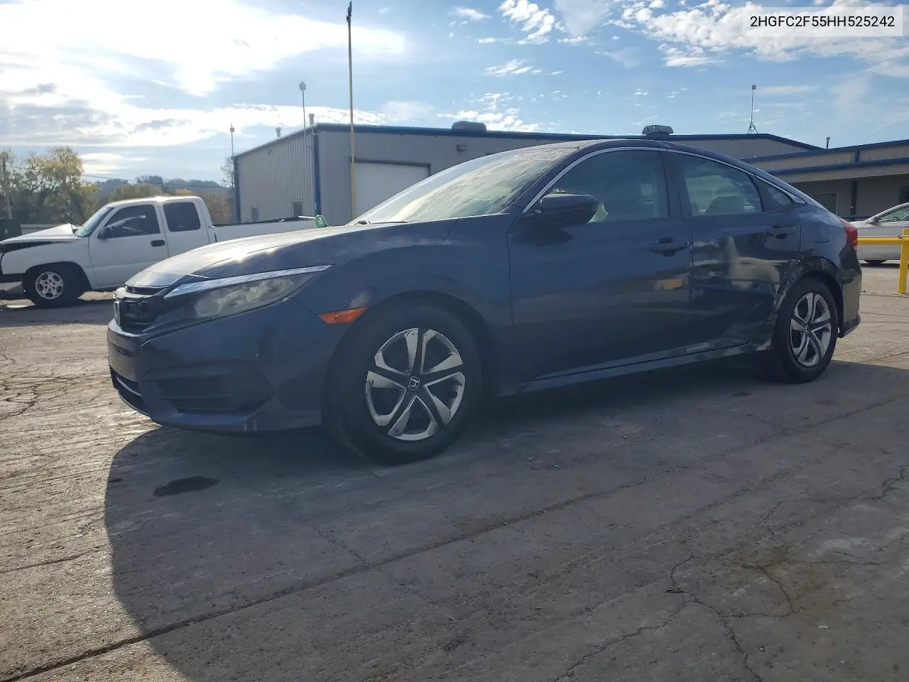 HONDA CIVIC 2017, VIN 2HGFC2F55HH525242