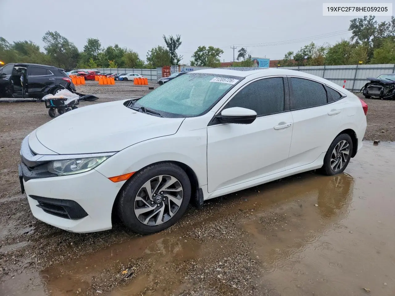 HONDA CIVIC 2017, VIN 19XFC2F78HE059205