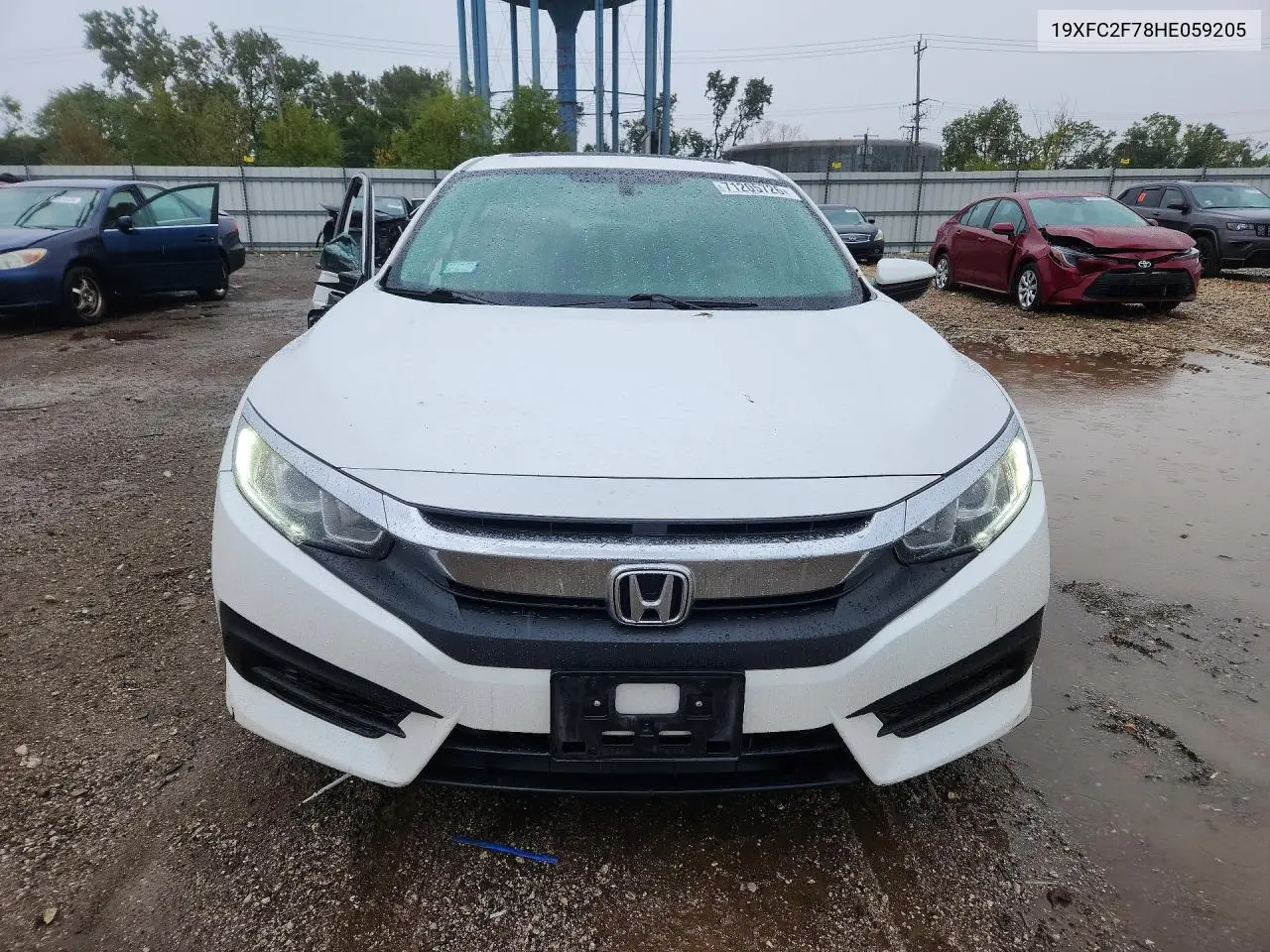 2017 HONDA CIVIC VIN 19XFC2F78HE059205 — фото 5
