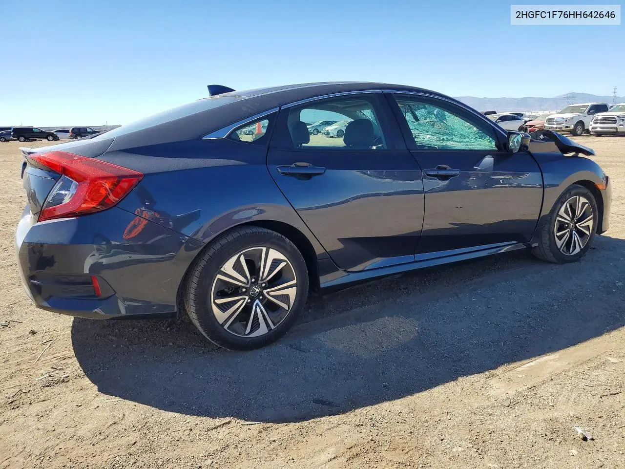 2017 HONDA CIVIC VIN 2HGFC1F76HH642646 — фото 3