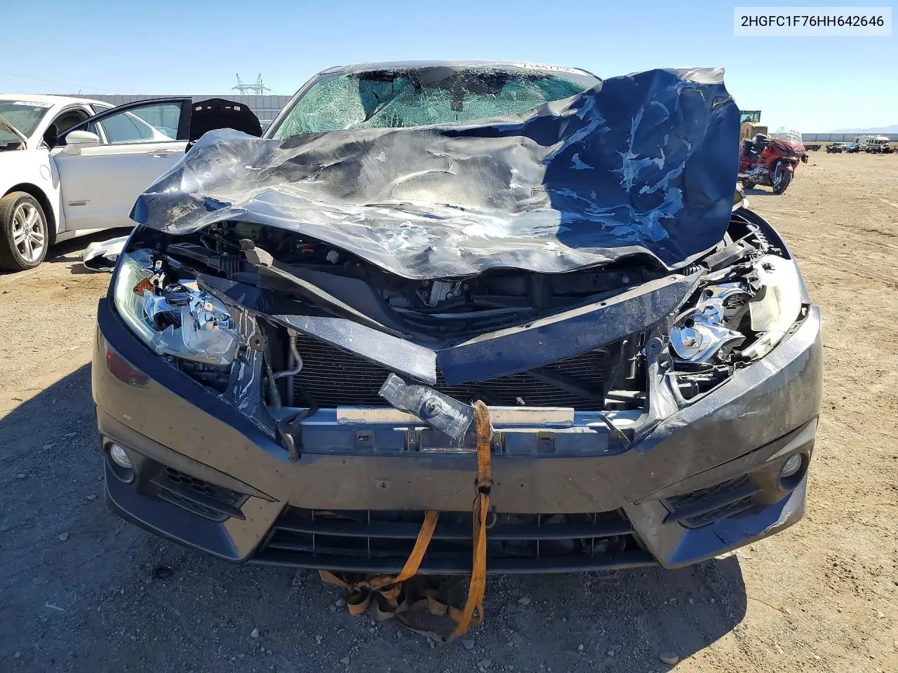 2017 HONDA CIVIC VIN 2HGFC1F76HH642646 — фото 5