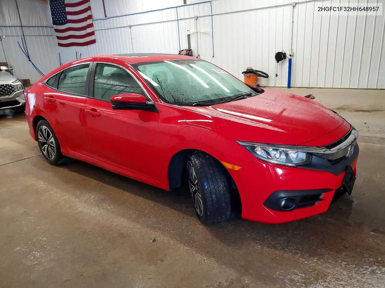 2017 HONDA CIVIC VIN 2HGFC1F32HH648957 — фото 4