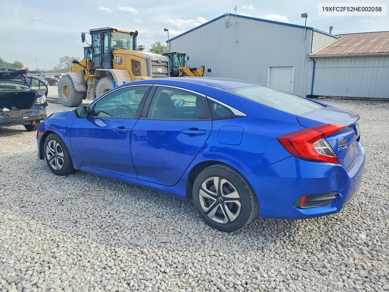 2017 HONDA CIVIC VIN 19XFC2F52HE002058 — фото 2