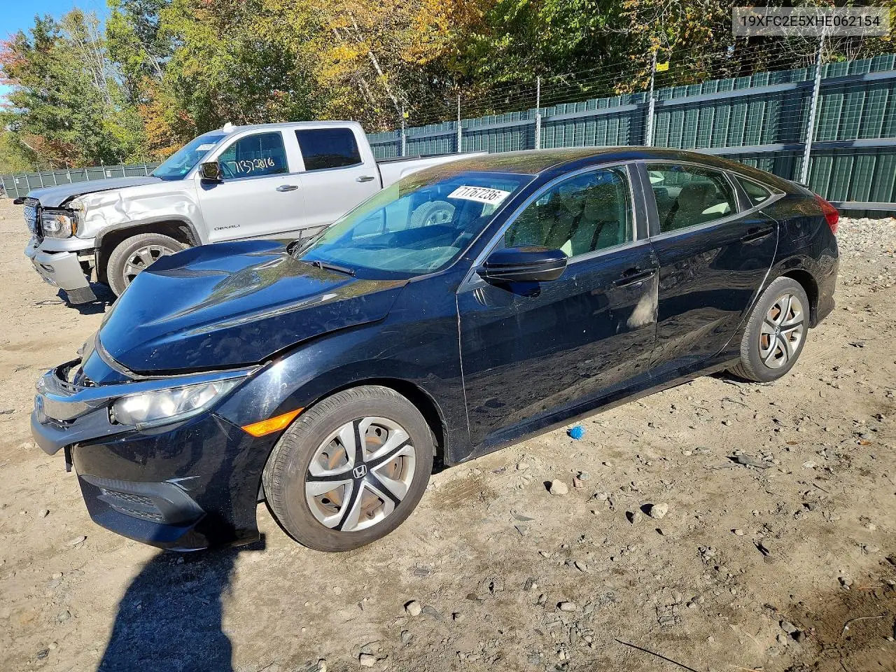 HONDA CIVIC 2017, VIN 19XFC2E5XHE062154