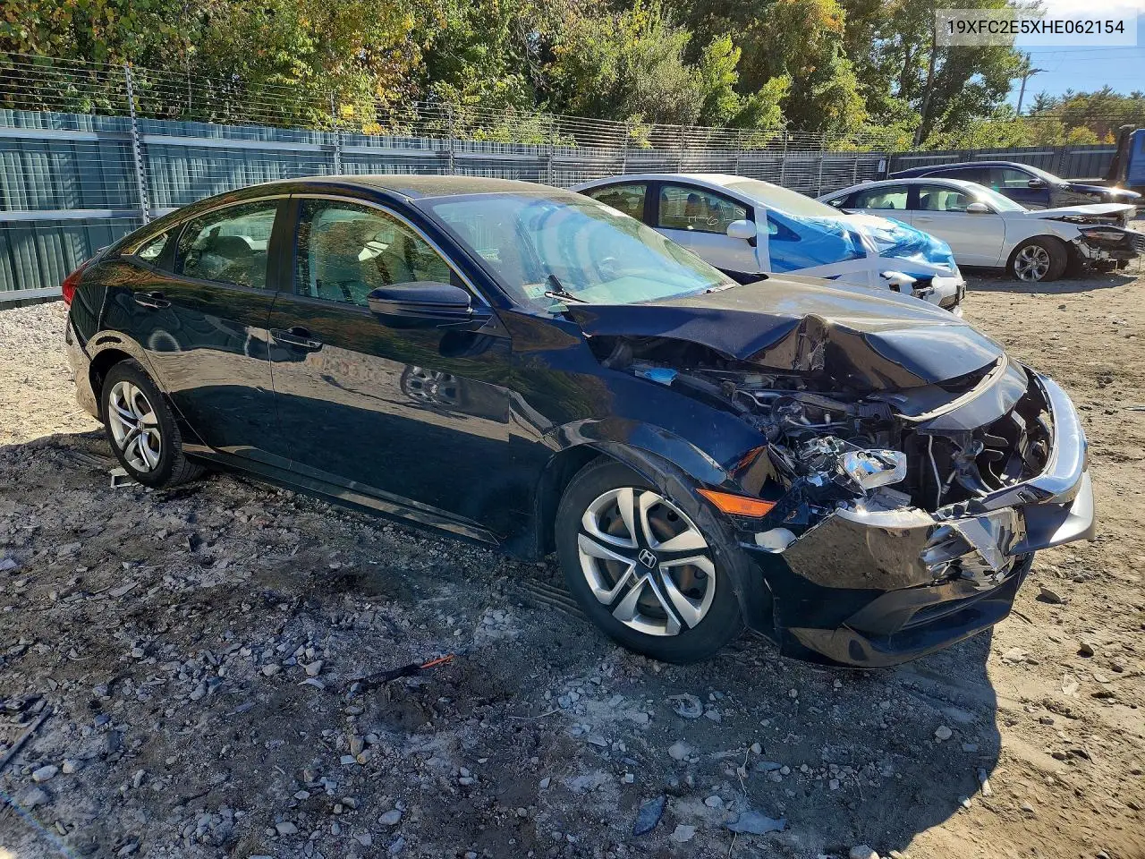 2017 HONDA CIVIC VIN 19XFC2E5XHE062154 — фото 4