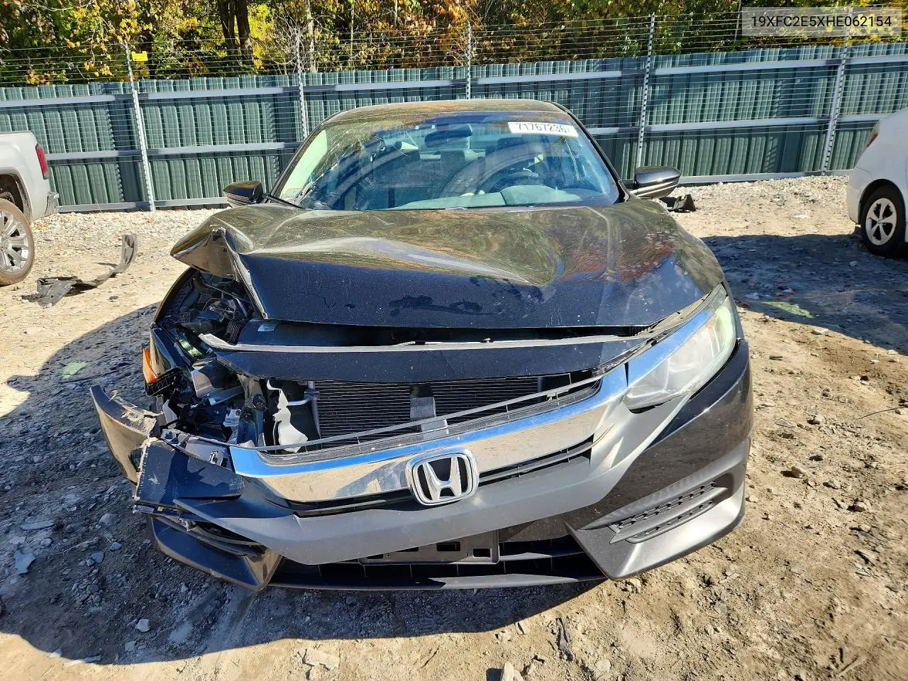 2017 HONDA CIVIC VIN 19XFC2E5XHE062154 — фото 5