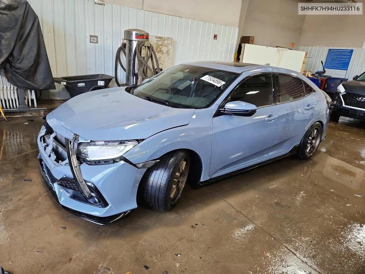 HONDA CIVIC 2017, VIN SHHFK7H94HU233116
