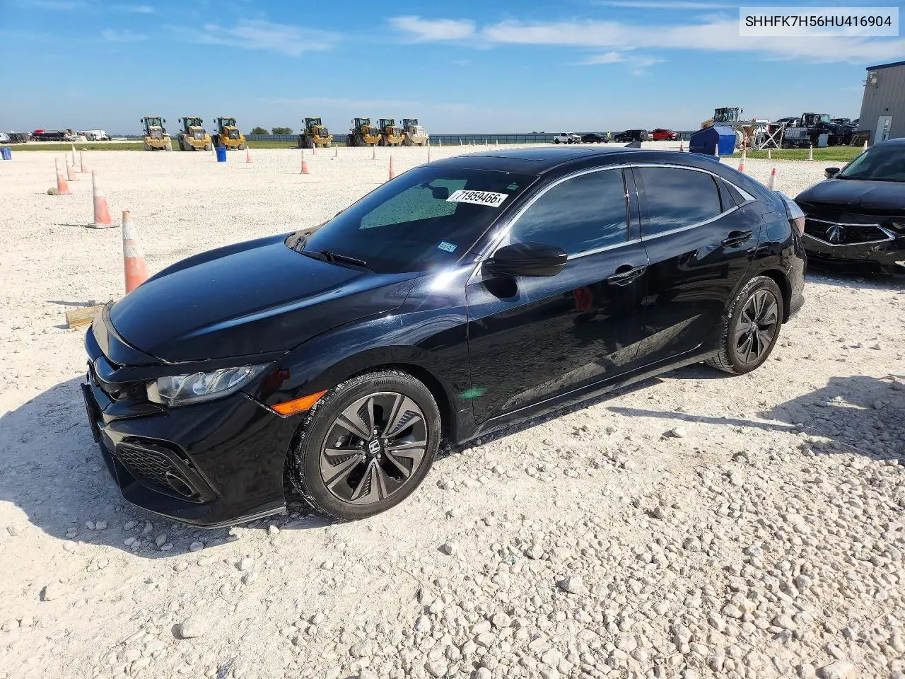 HONDA CIVIC 2017, VIN SHHFK7H56HU416904