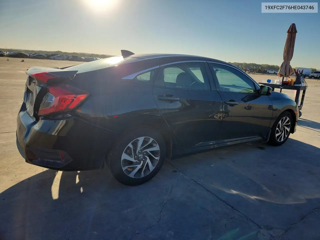 2017 HONDA CIVIC VIN 19XFC2F76HE043746 — фото 4