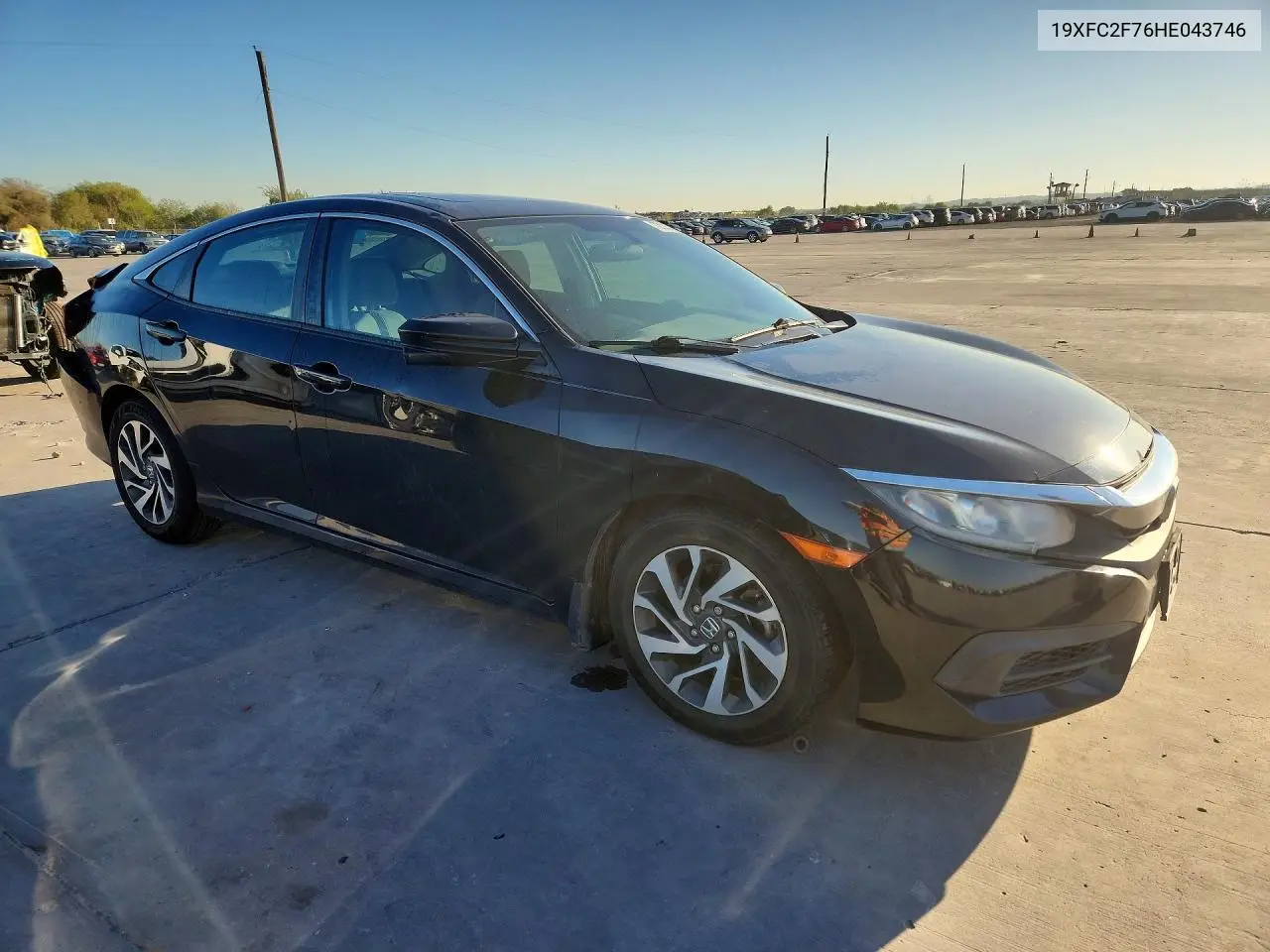 2017 HONDA CIVIC VIN 19XFC2F76HE043746 — фото 5