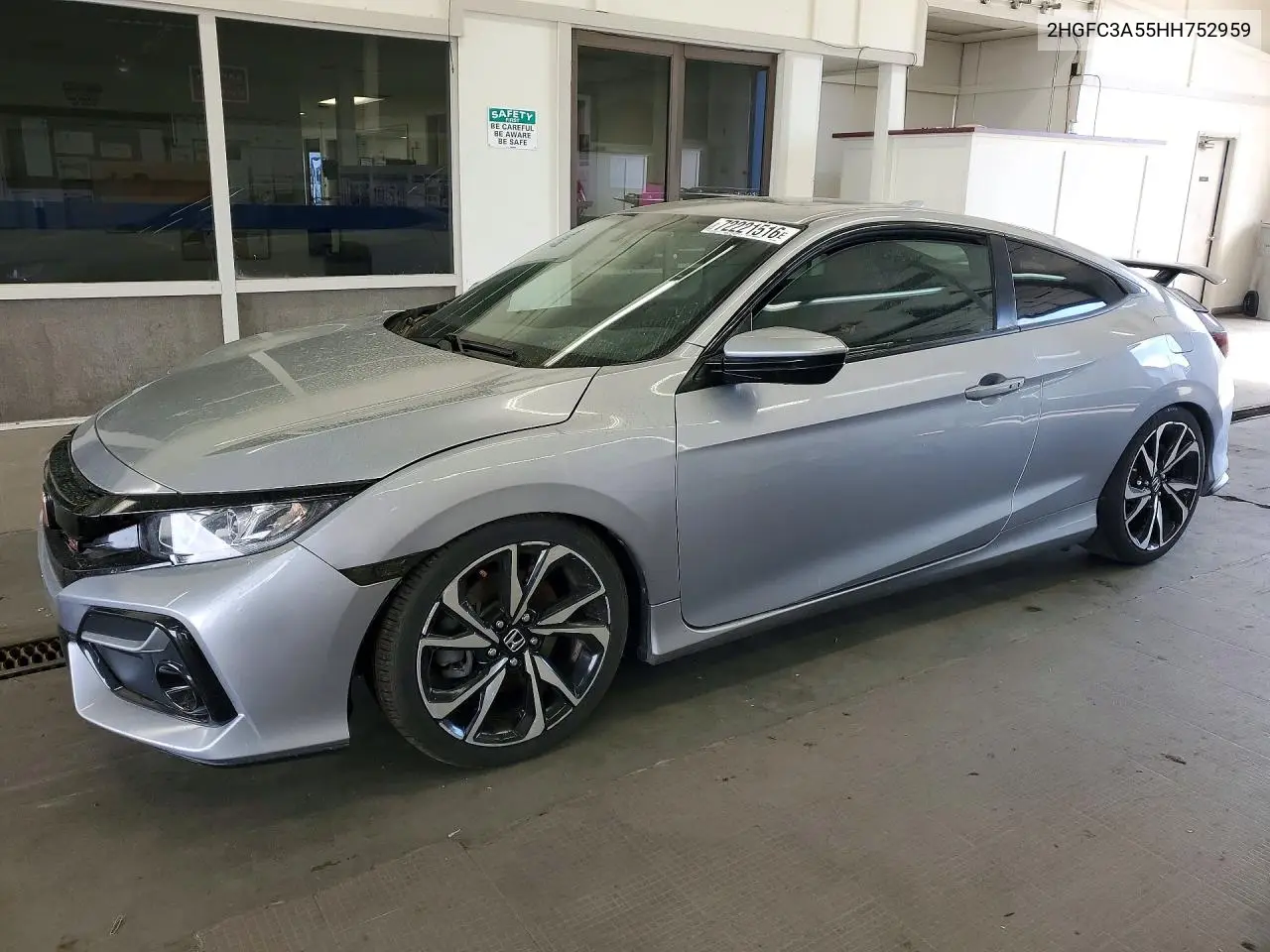 HONDA CIVIC 2017, VIN 2HGFC3A55HH752959