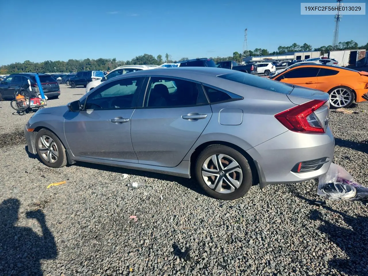 2017 HONDA CIVIC VIN 19XFC2F56HE013029 — фото 2