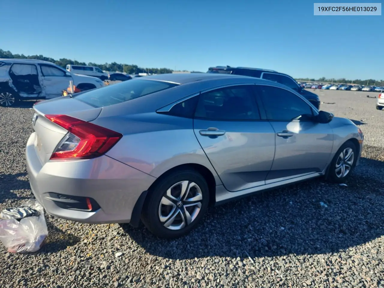 2017 HONDA CIVIC VIN 19XFC2F56HE013029 — фото 3