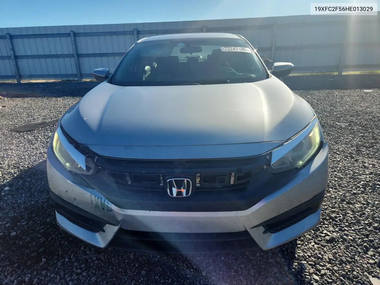 2017 HONDA CIVIC VIN 19XFC2F56HE013029 — фото 5