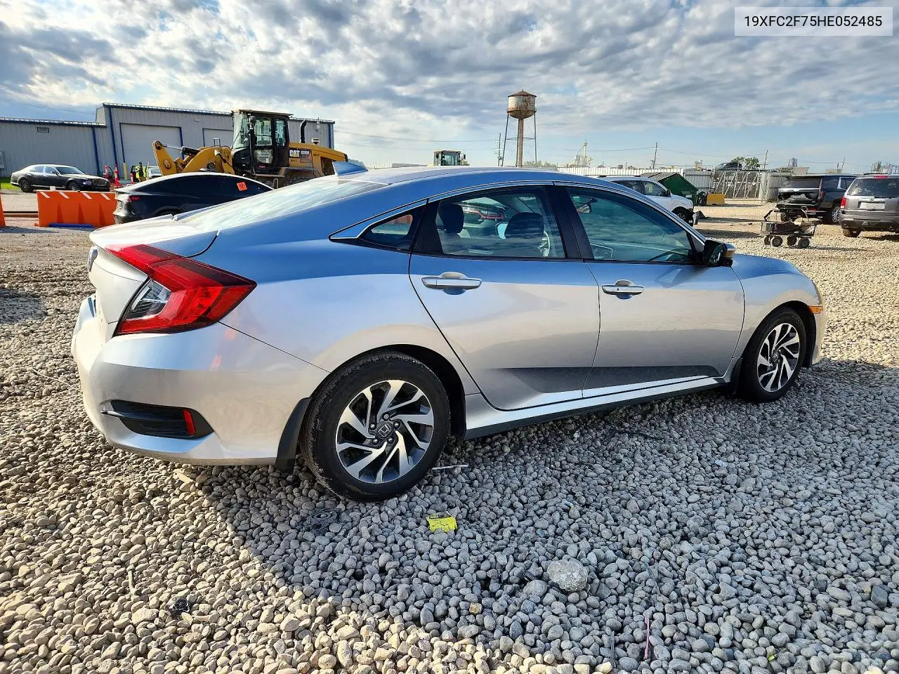 2017 HONDA CIVIC VIN 19XFC2F75HE052485 — фото 3