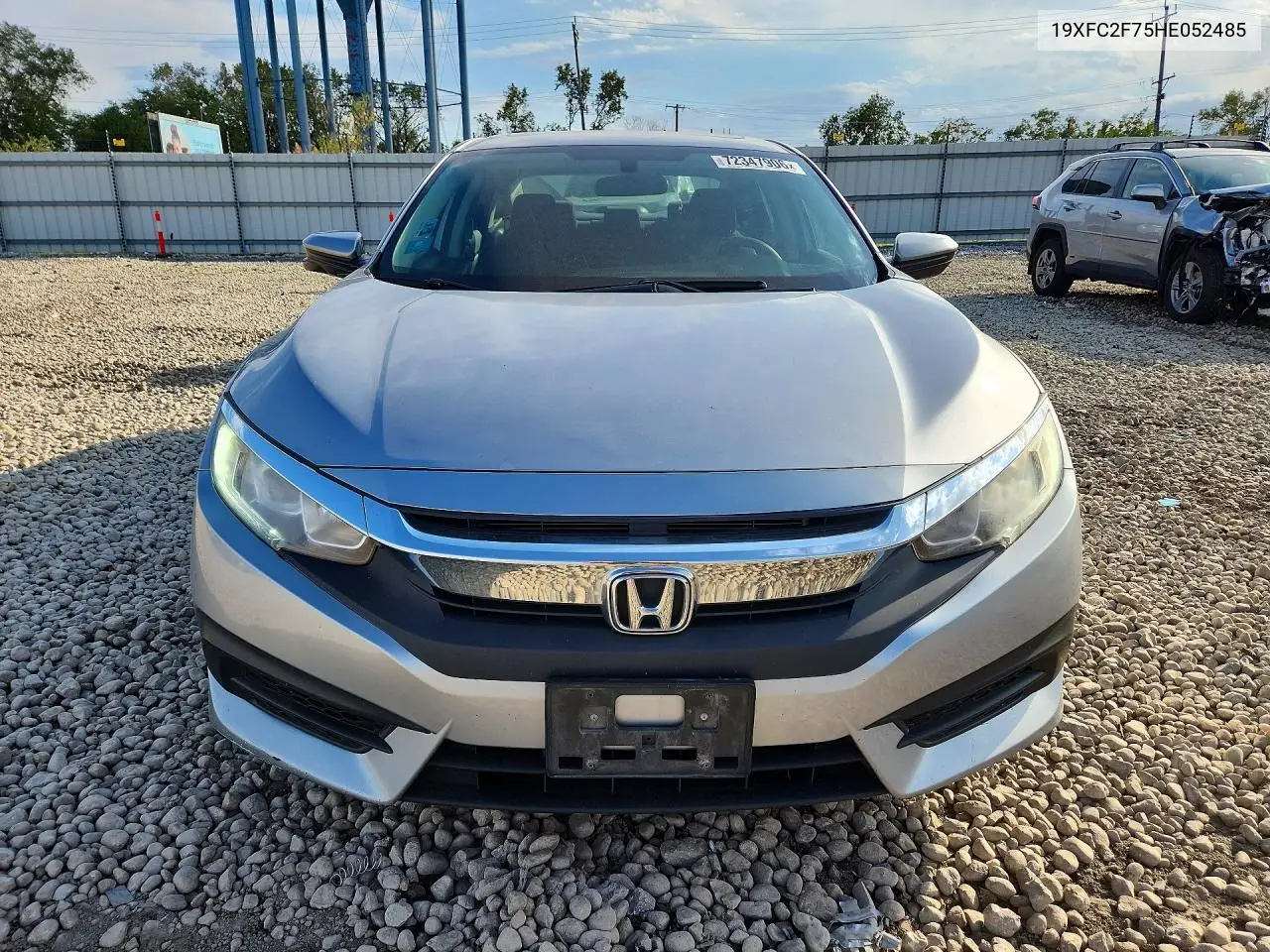 2017 HONDA CIVIC VIN 19XFC2F75HE052485 — фото 5