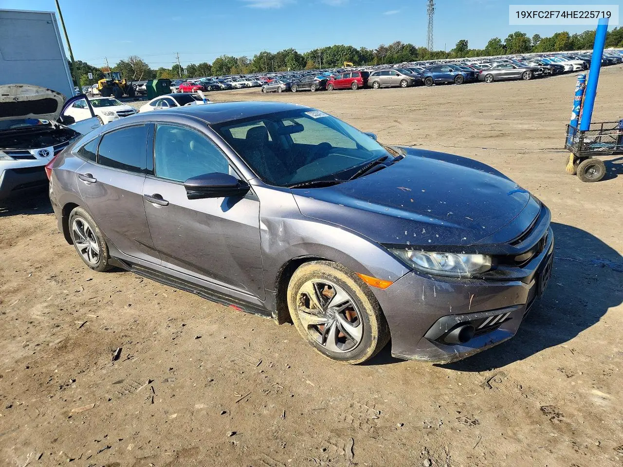 2017 HONDA CIVIC VIN 19XFC2F74HE225719 — фото 4