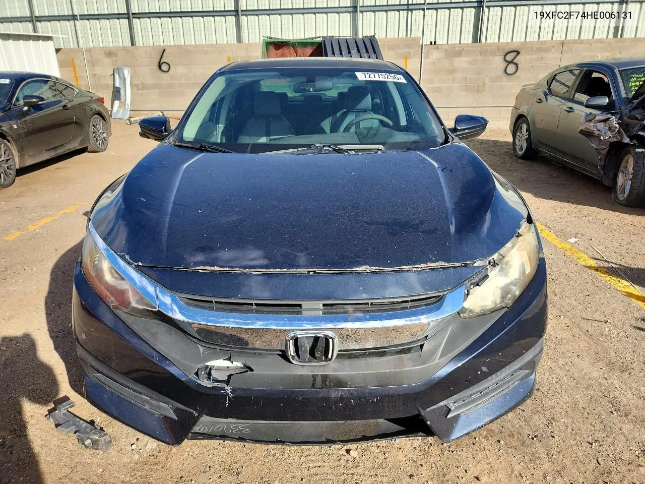 2017 HONDA CIVIC VIN 19XFC2F74HE006131 — фото 5