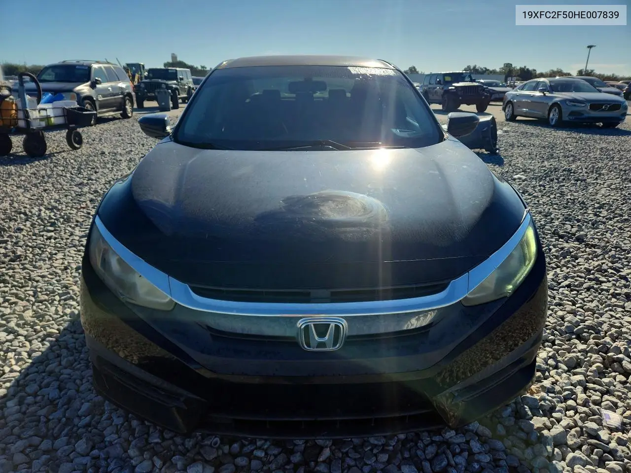 2017 HONDA CIVIC VIN 19XFC2F50HE007839 — фото 5