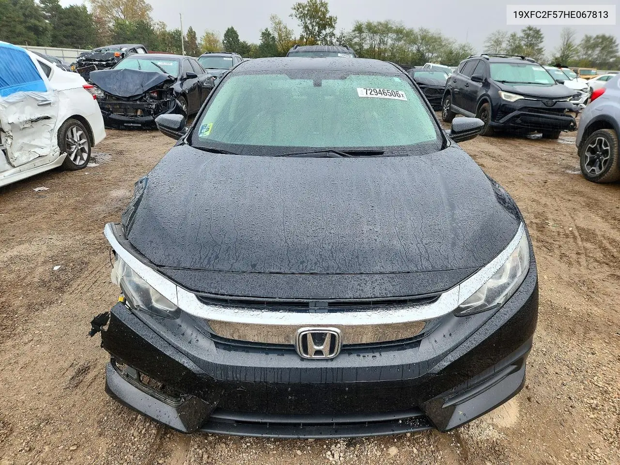 2017 HONDA CIVIC VIN 19XFC2F57HE067813 — фото 5