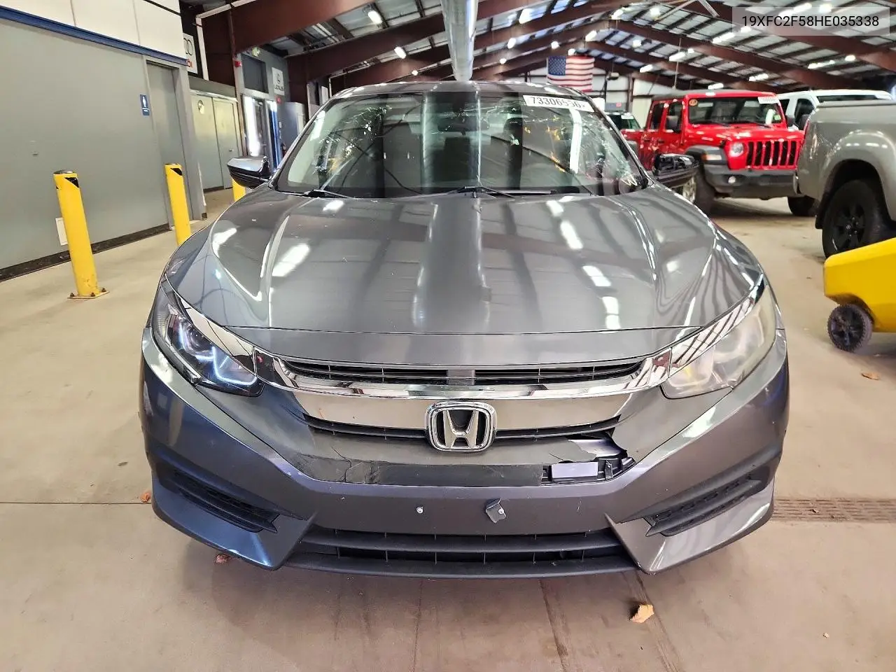2017 HONDA CIVIC VIN 19XFC2F58HE035338 — фото 5