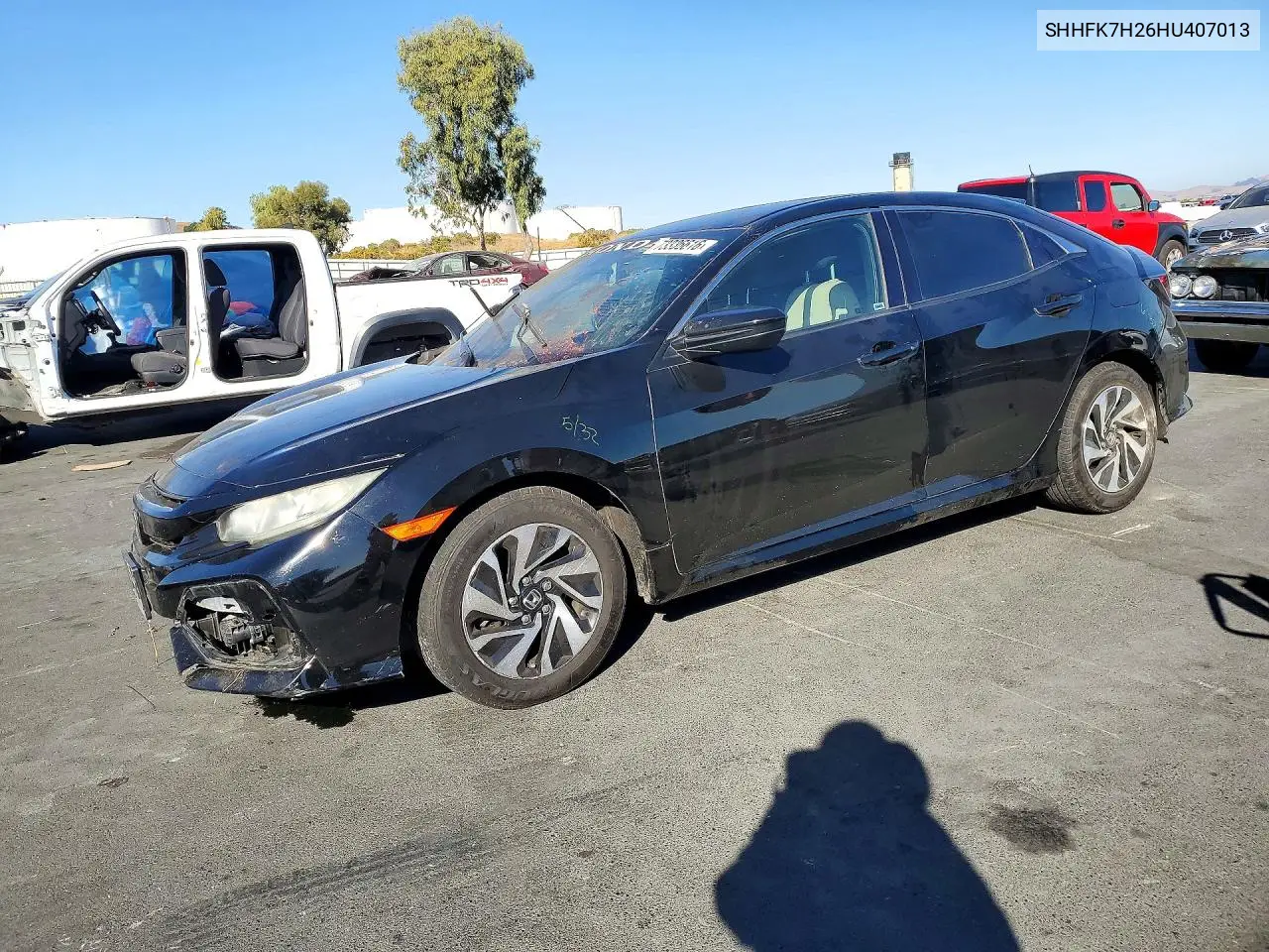 HONDA CIVIC 2017, VIN SHHFK7H26HU407013