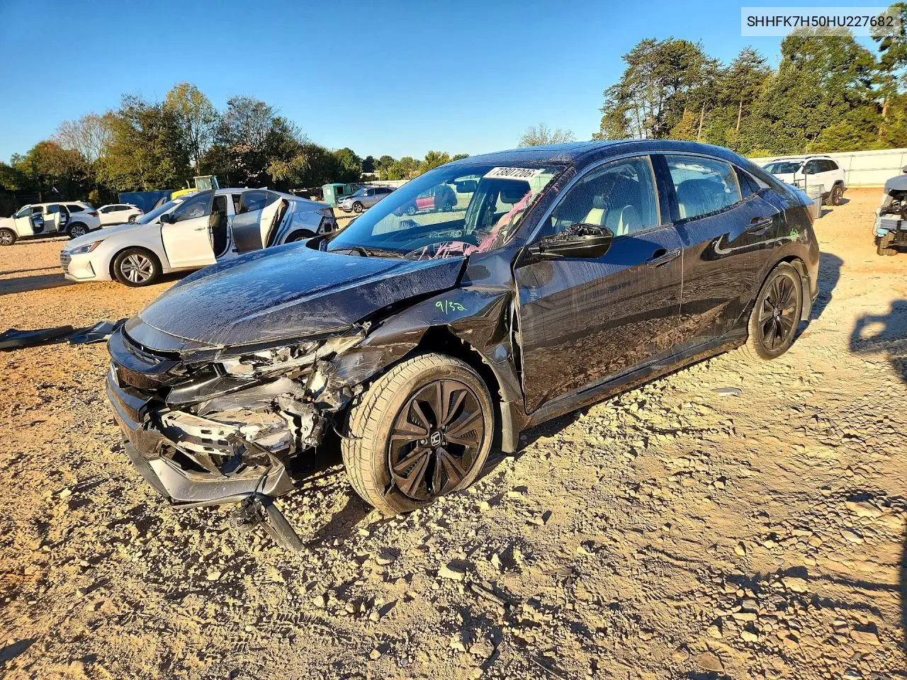 HONDA CIVIC 2017, VIN SHHFK7H50HU227682