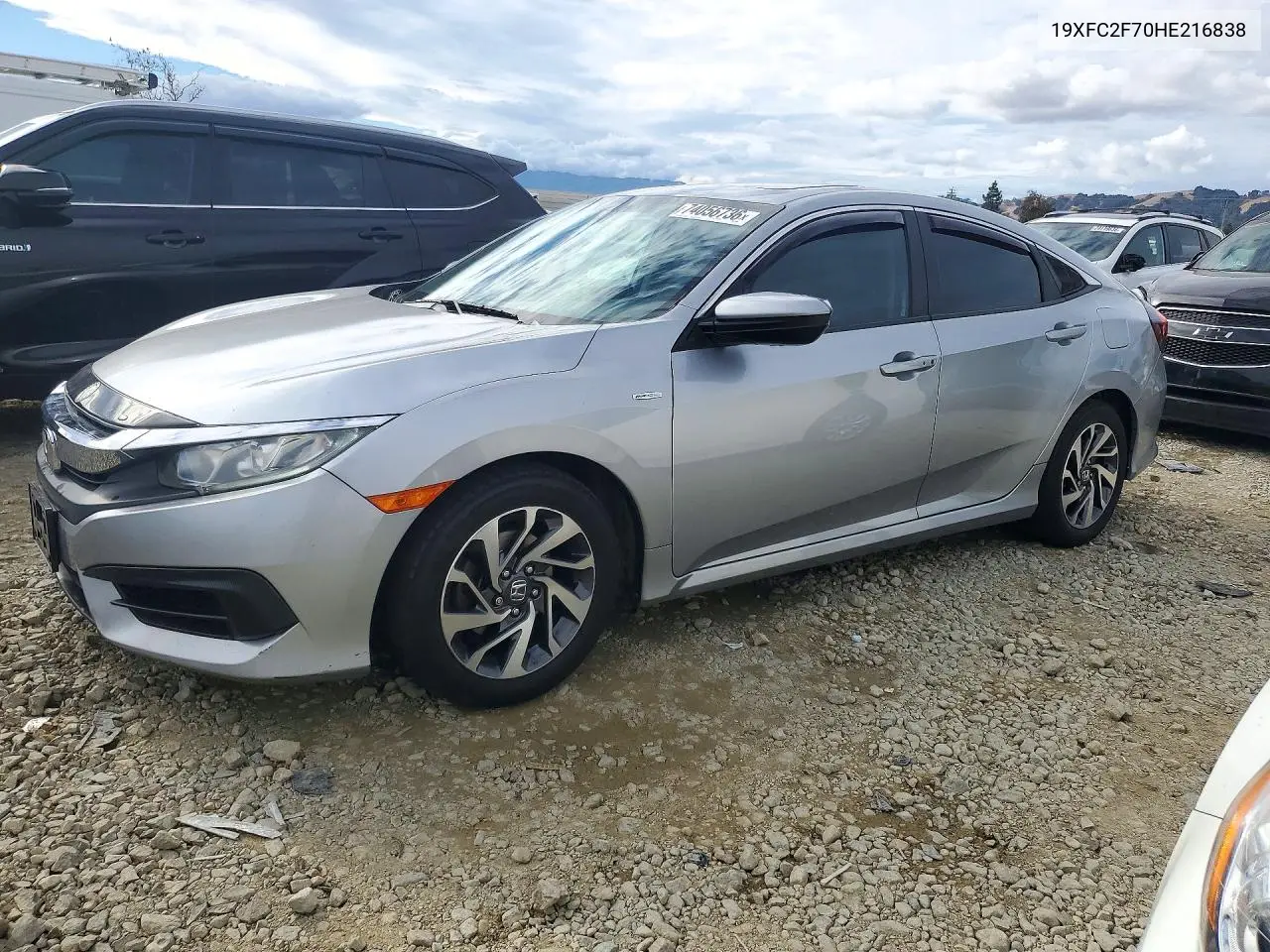 HONDA CIVIC 2017, VIN 19XFC2F70HE216838