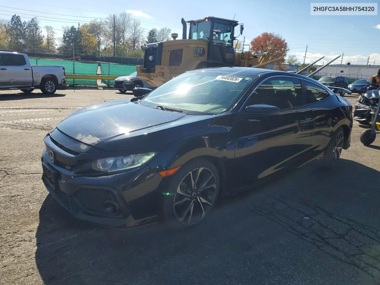 HONDA CIVIC 2017, VIN 2HGFC3A58HH754320
