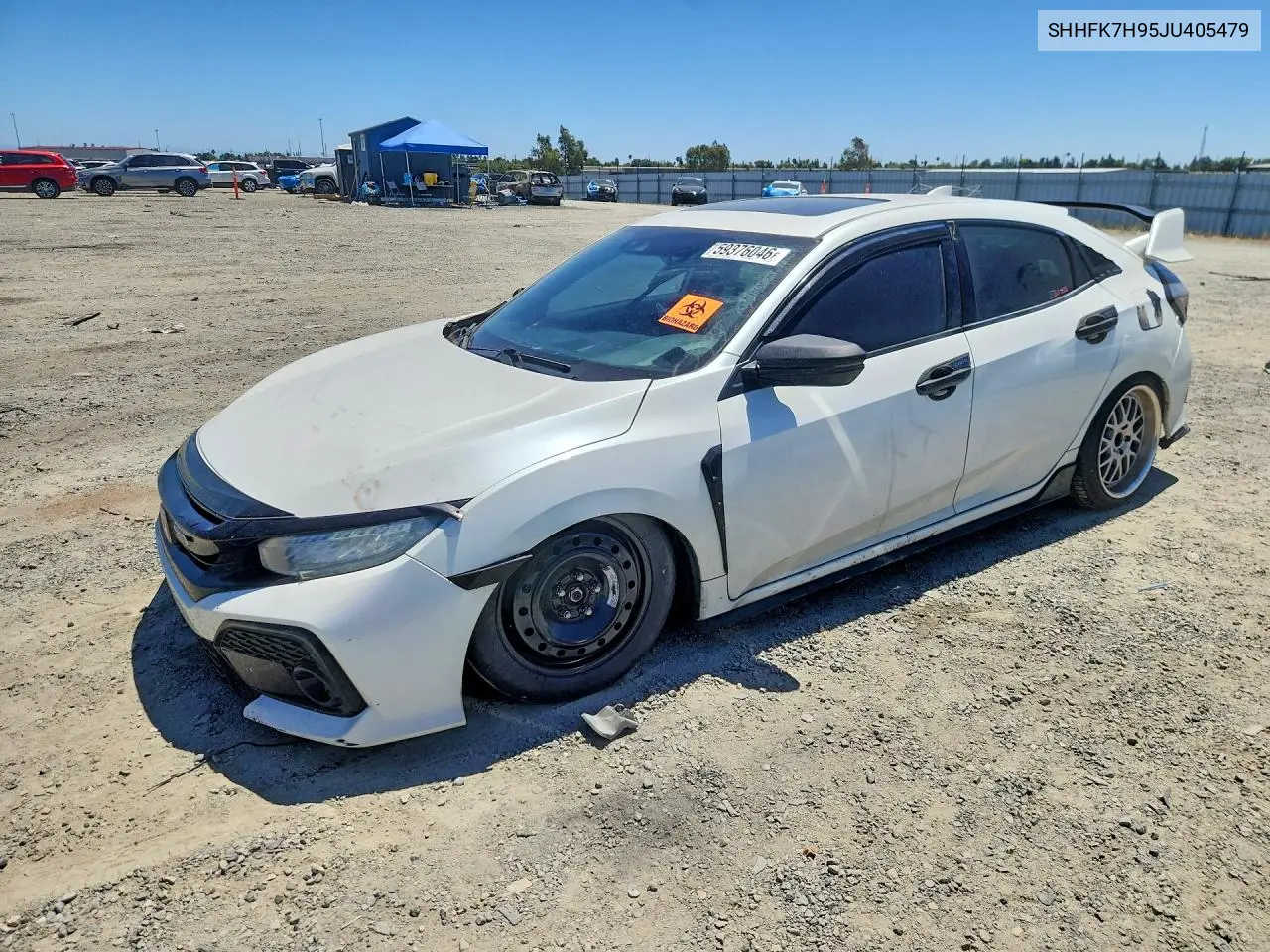 HONDA CIVIC 2018, VIN SHHFK7H95JU405479
