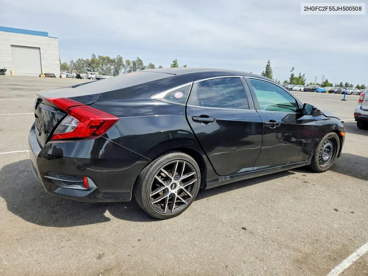 2018 HONDA CIVIC VIN 2HGFC2F55JH500508 — фото 3
