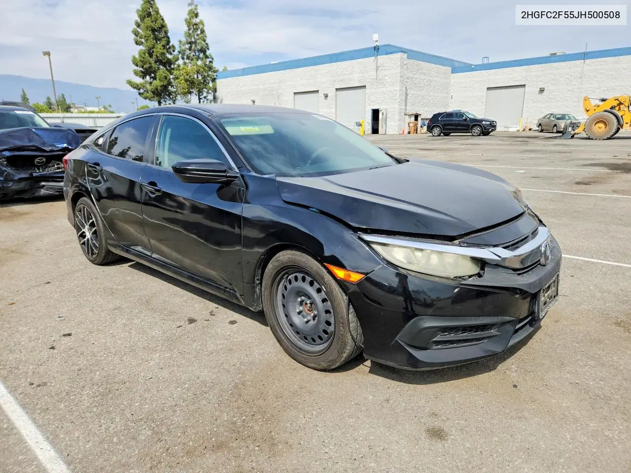 2018 HONDA CIVIC VIN 2HGFC2F55JH500508 — фото 4