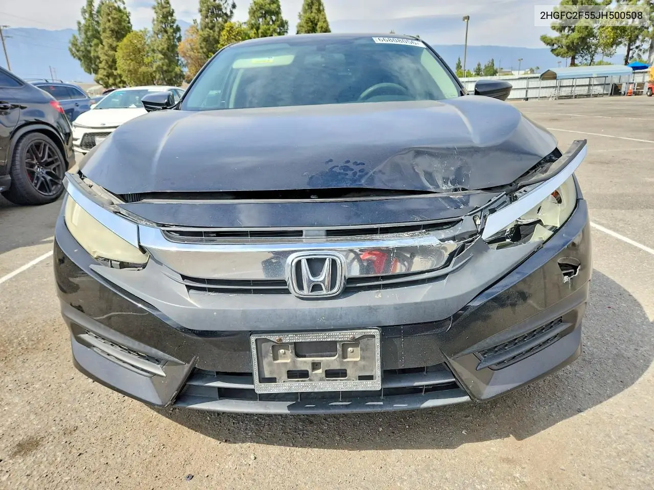 2018 HONDA CIVIC VIN 2HGFC2F55JH500508 — фото 5