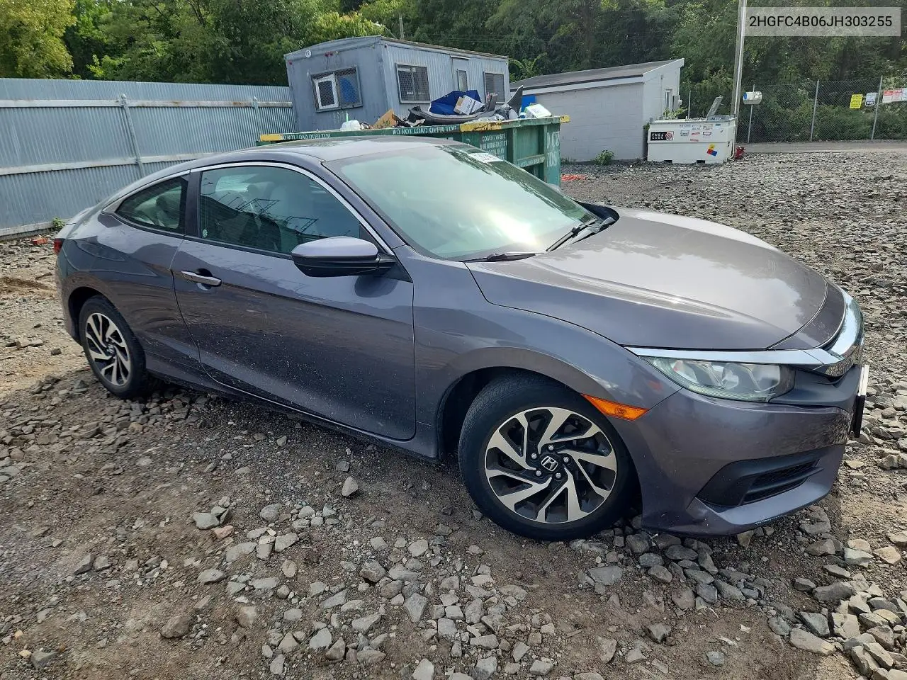 2018 HONDA CIVIC VIN 2HGFC4B06JH303255 — фото 4