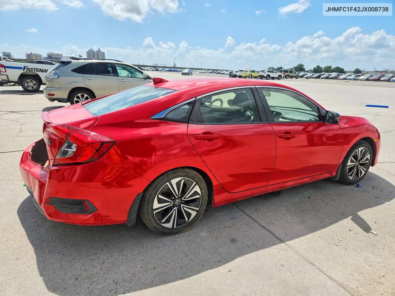 2018 HONDA CIVIC VIN JHMFC1F42JX008738 — фото 3