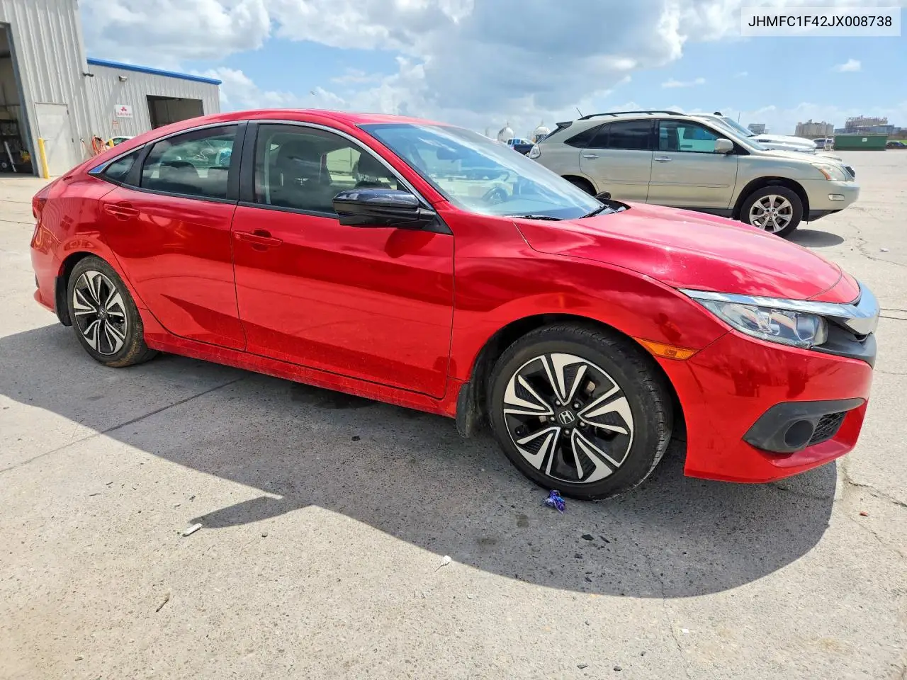 2018 HONDA CIVIC VIN JHMFC1F42JX008738 — фото 4