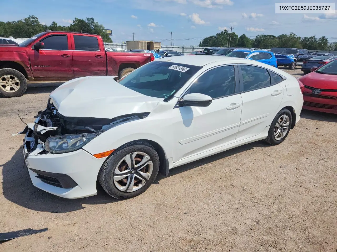 HONDA CIVIC 2018, VIN 19XFC2E59JE035727