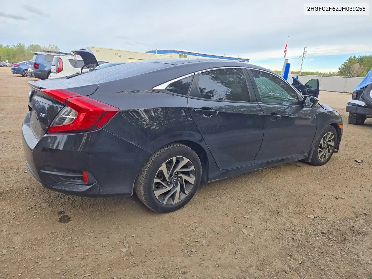 2018 HONDA CIVIC VIN 2HGFC2F62JH039258 — фото 3