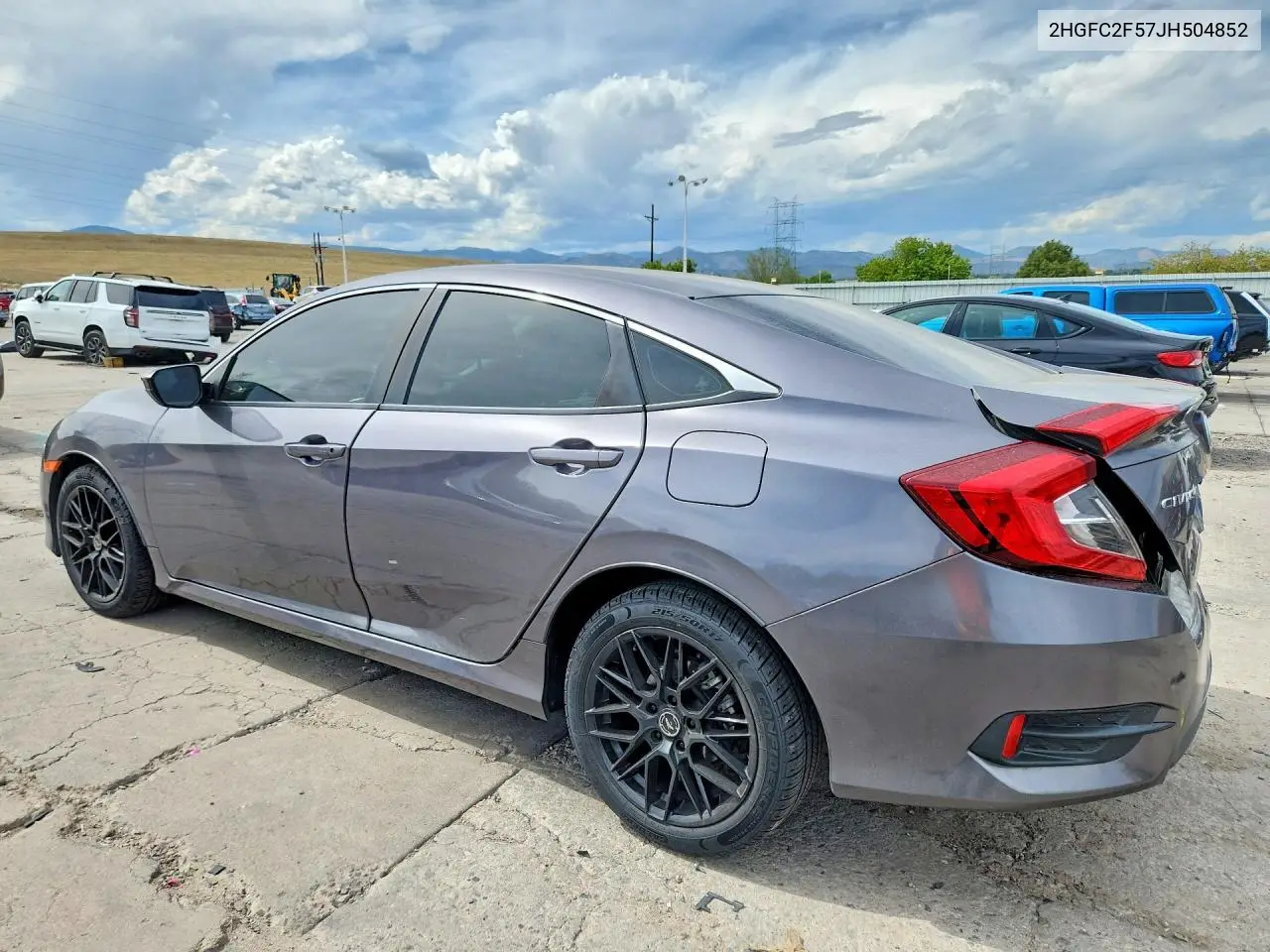 HONDA CIVIC 2018, VIN 2HGFC2F57JH504852