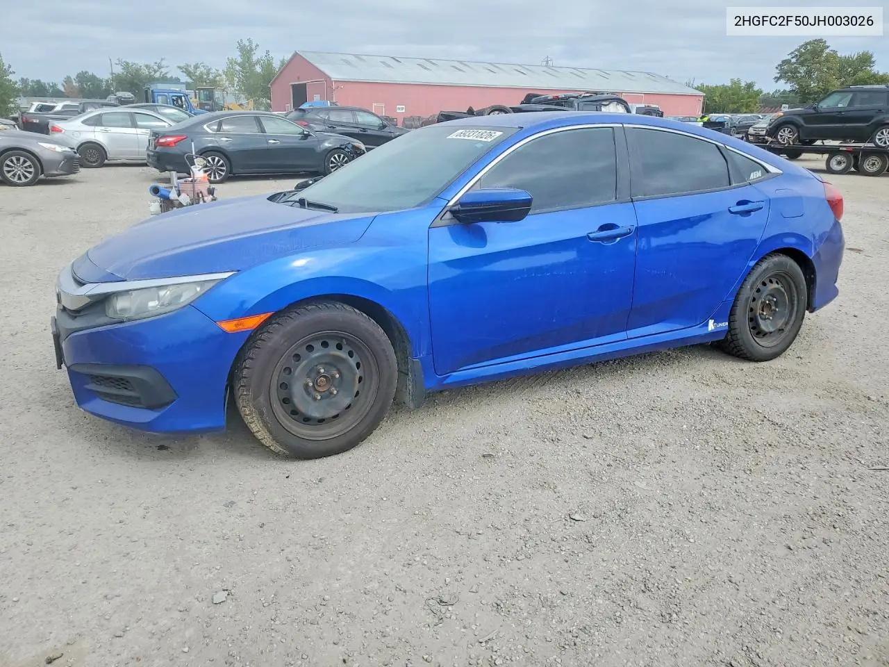 HONDA CIVIC 2018, VIN 2HGFC2F50JH003026
