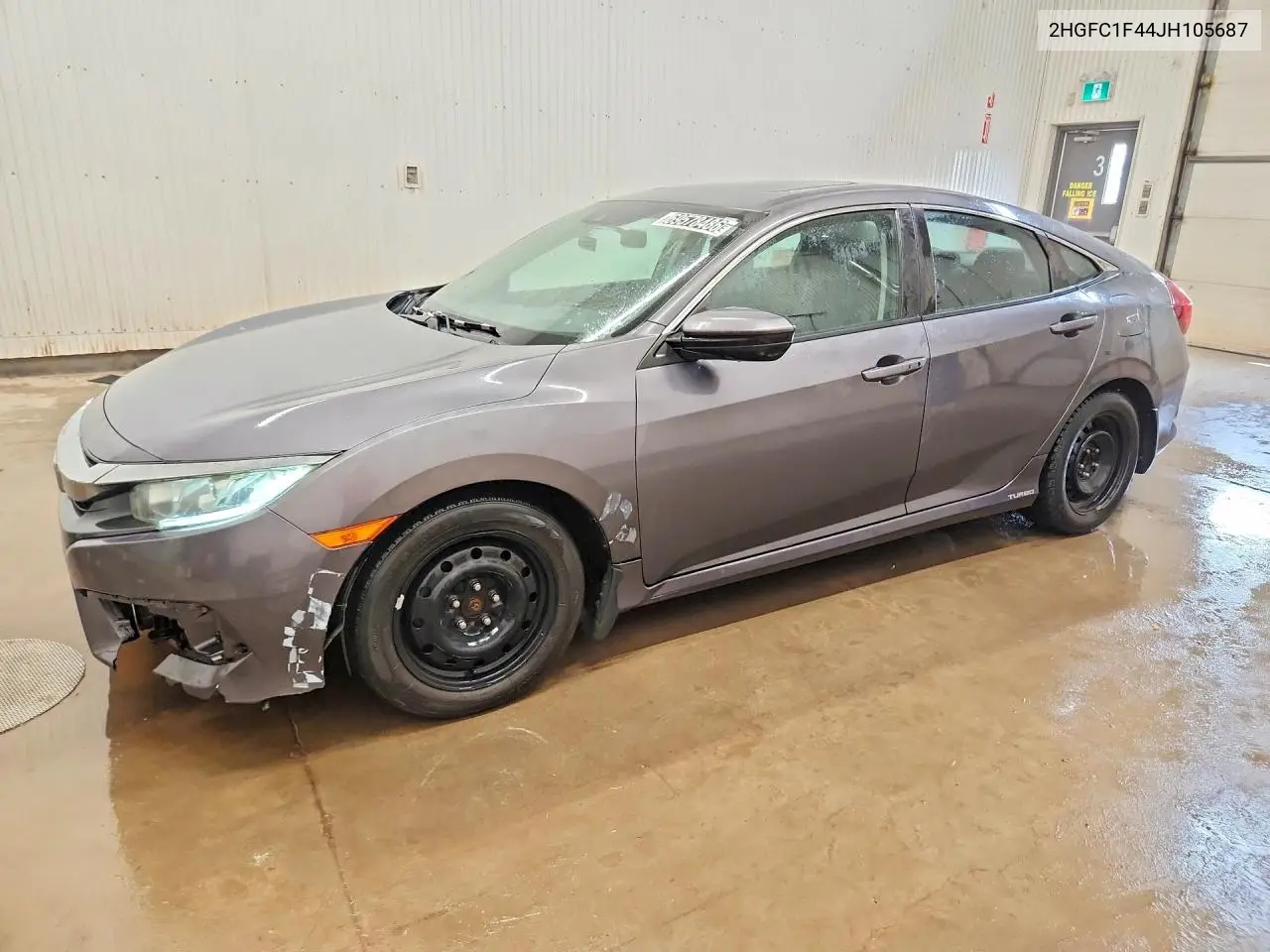 HONDA CIVIC 2018, VIN 2HGFC1F44JH105687