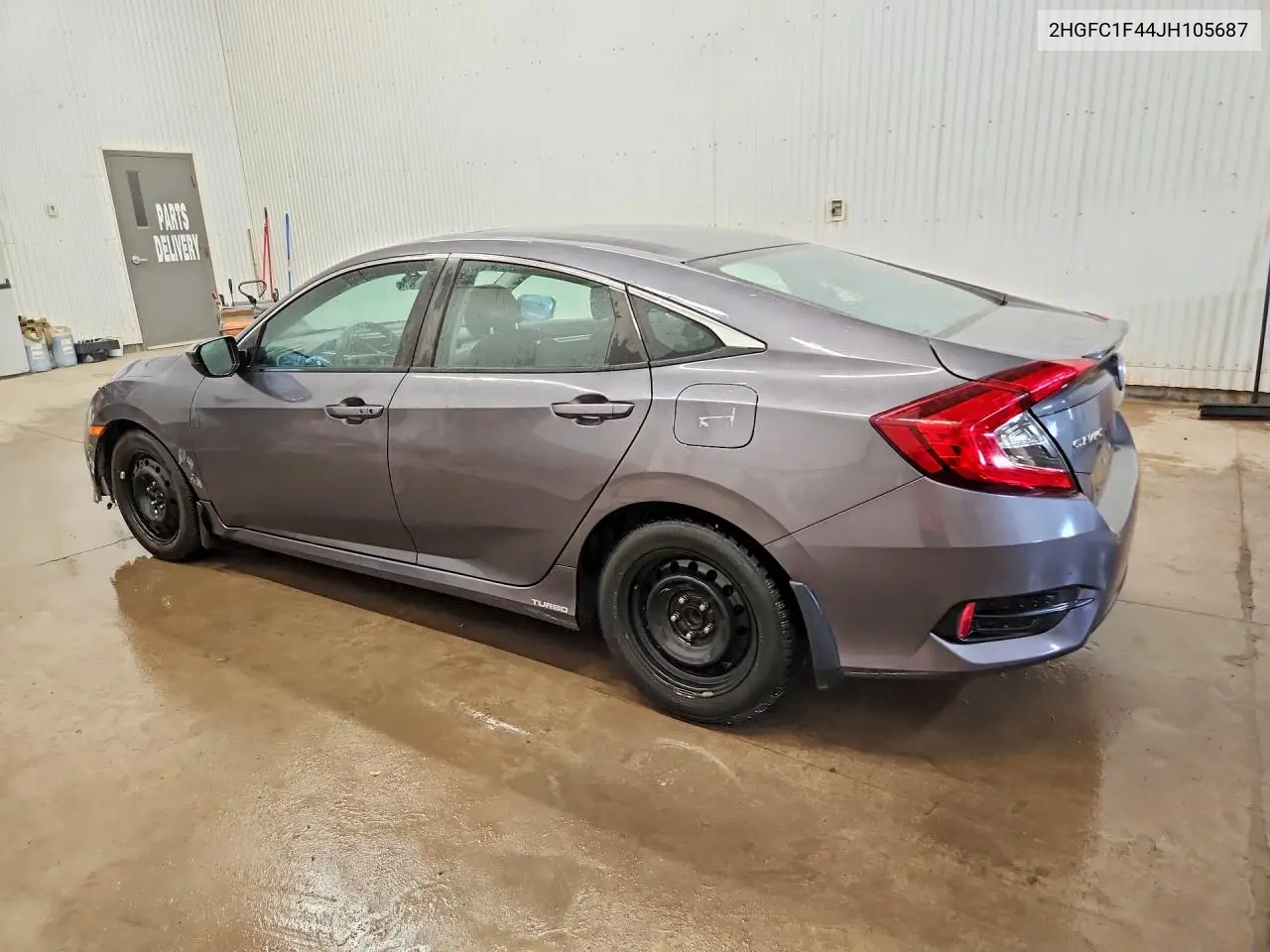 2018 HONDA CIVIC VIN 2HGFC1F44JH105687 — фото 2