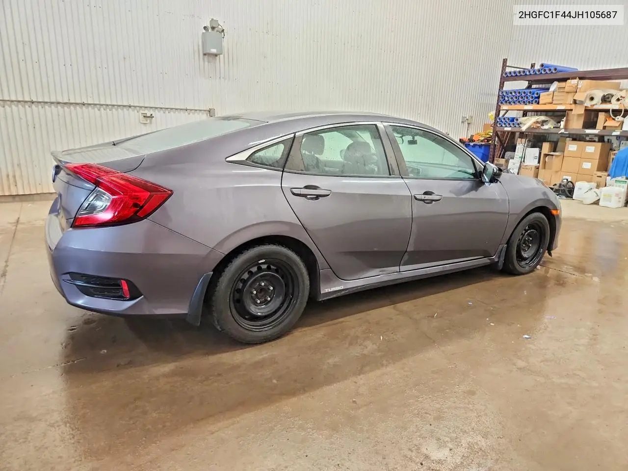 2018 HONDA CIVIC VIN 2HGFC1F44JH105687 — фото 3