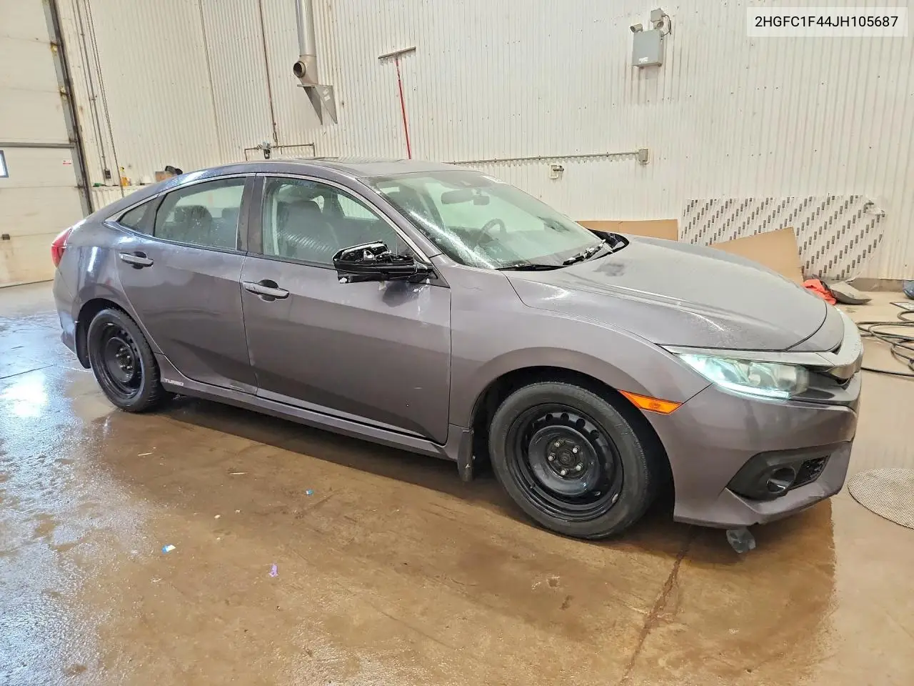 2018 HONDA CIVIC VIN 2HGFC1F44JH105687 — фото 4