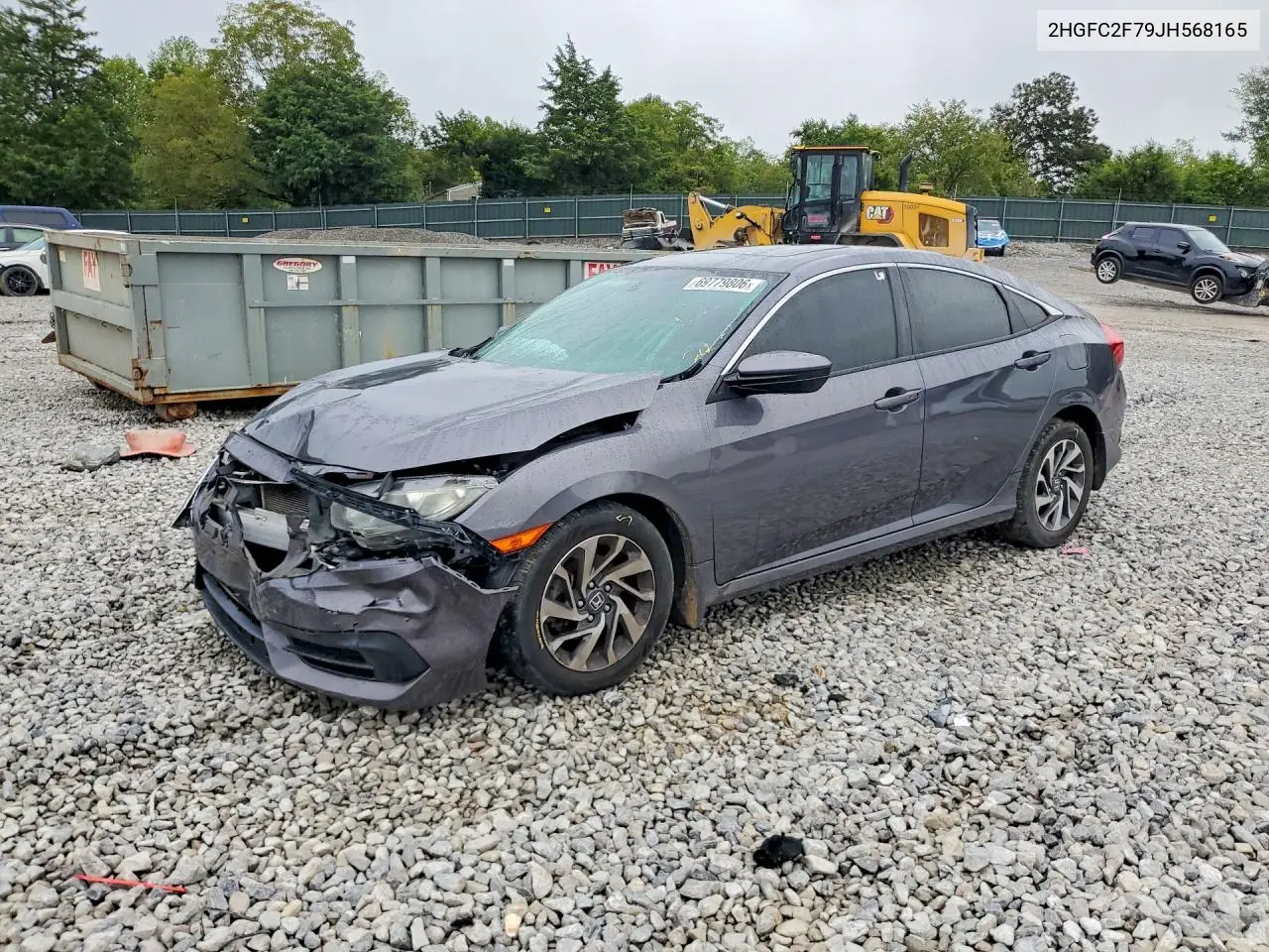 HONDA CIVIC 2018, VIN 2HGFC2F79JH568165